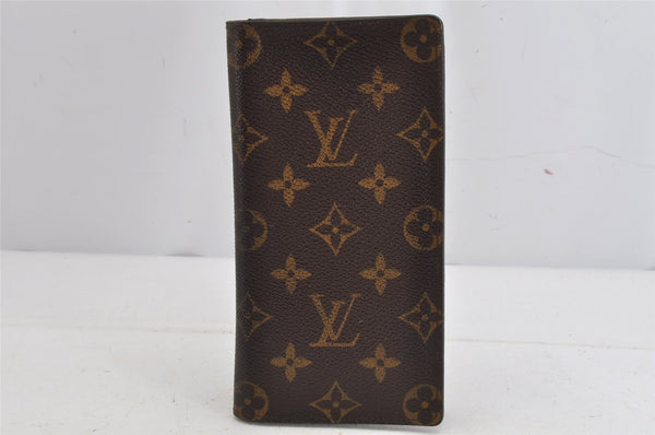 Authentic Louis Vuitton Monogram Porte Valeurs Cartes Credit M61823 Wallet 8175J