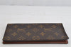 Authentic Louis Vuitton Monogram Porte Valeurs Cartes Credit M61823 Wallet 8175J