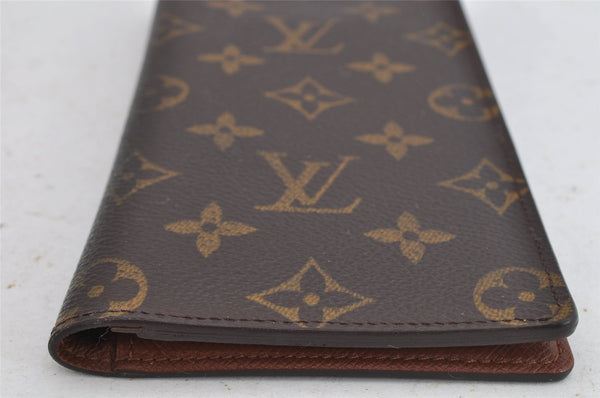 Authentic Louis Vuitton Monogram Porte Valeurs Cartes Credit M61823 Wallet 8175J