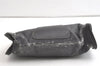 Authentic GUCCI Web Sherry Line Clutch Hand Bag PVC Leather Black Junk 8176J