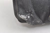 Authentic GUCCI Web Sherry Line Clutch Hand Bag PVC Leather Black Junk 8176J