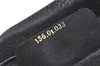 Authentic GUCCI Web Sherry Line Clutch Hand Bag PVC Leather Black Junk 8176J