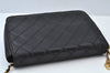Authentic BALENCIAGA Chain Shoulder Cross Body Bag Purce Leather Black 8177I