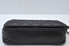 Authentic BALENCIAGA Chain Shoulder Cross Body Bag Purce Leather Black 8177I
