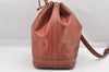 Authentic Louis Vuitton Epi Noe Shoulder Drawstring Bag Brown M44028 Junk 8178I