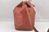 Authentic Louis Vuitton Epi Noe Shoulder Drawstring Bag Brown M44028 Junk 8178I