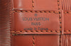 Authentic Louis Vuitton Epi Noe Shoulder Drawstring Bag Brown M44028 Junk 8178I