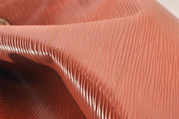 Authentic Louis Vuitton Epi Noe Shoulder Drawstring Bag Brown M44028 Junk 8178I