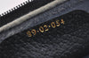 Authentic GUCCI Sherry Line Shoulder Cross Bag GG PVC Leather Navy Blue 8178J
