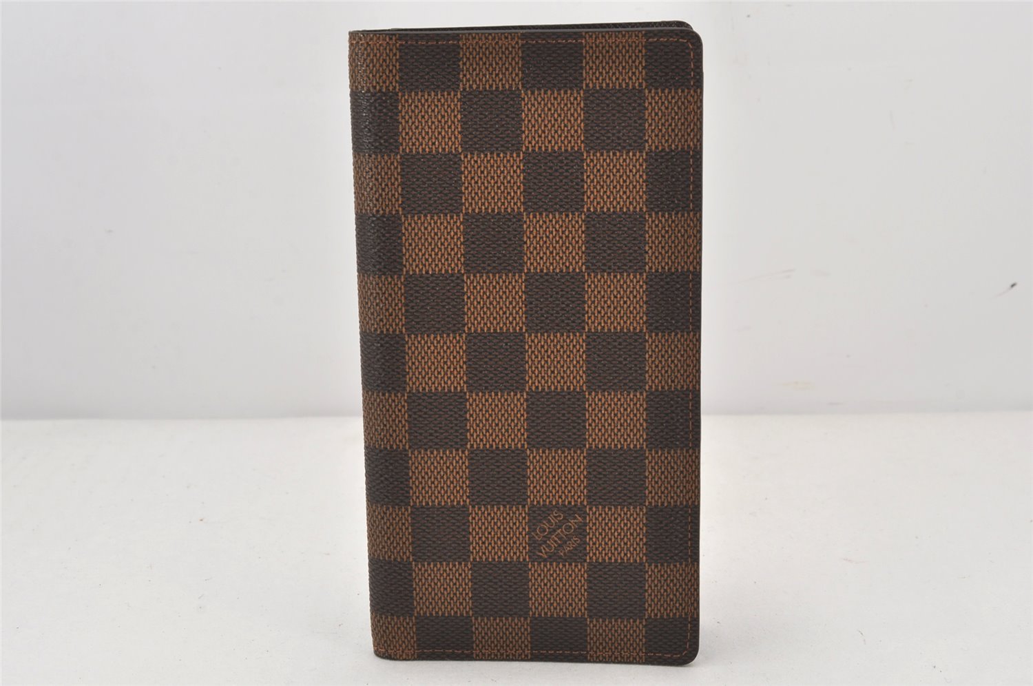 Authentic Louis Vuitton Damier Porte Valeurs Cartes Credit N61823 Wallet 8178K