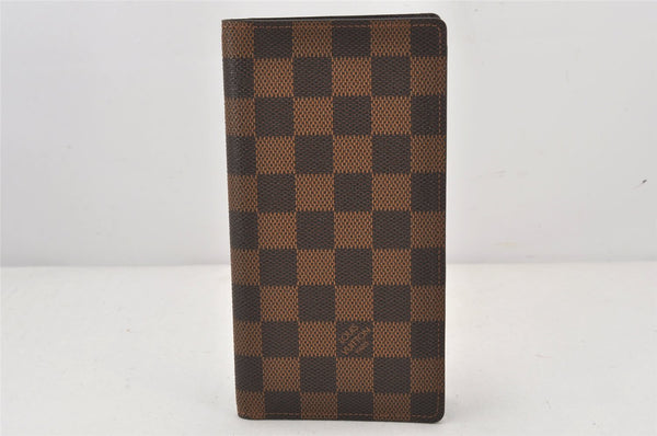 Authentic Louis Vuitton Damier Porte Valeurs Cartes Credit N61823 Wallet 8178K