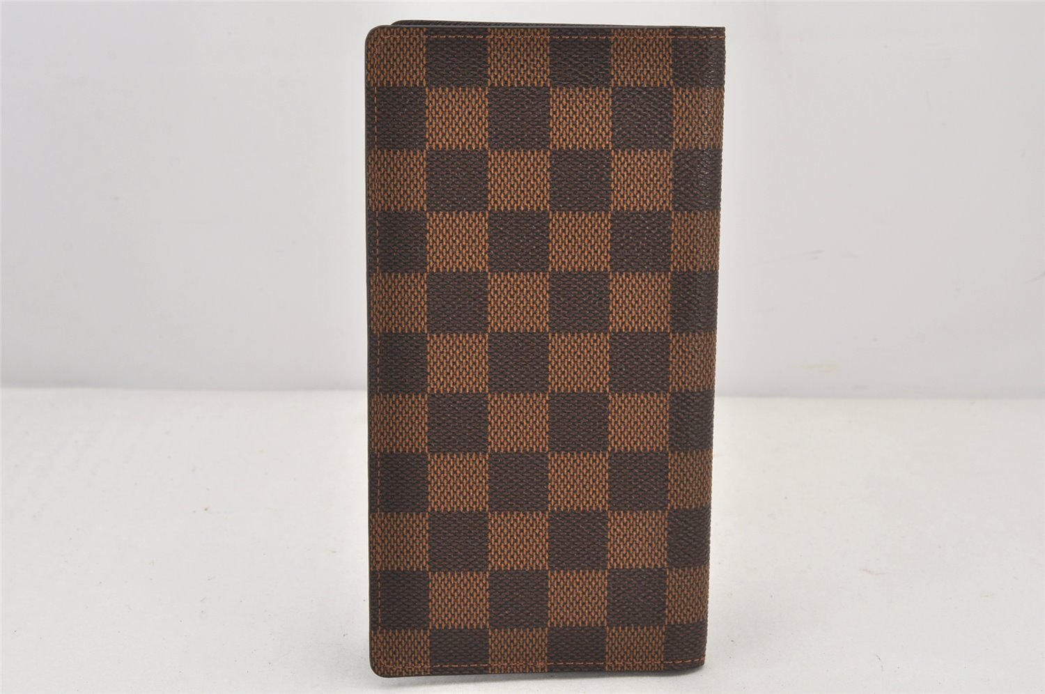 Authentic Louis Vuitton Damier Porte Valeurs Cartes Credit N61823 Wallet 8178K