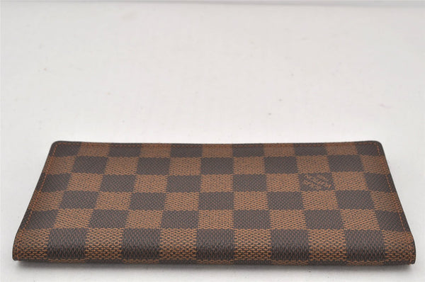 Authentic Louis Vuitton Damier Porte Valeurs Cartes Credit N61823 Wallet 8178K