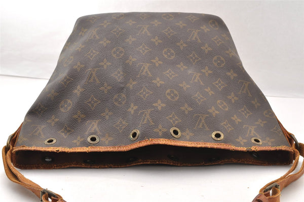 Authentic Louis Vuitton Monogram Petit Noe M42226 Shoulder Drawstring Bag 8179I