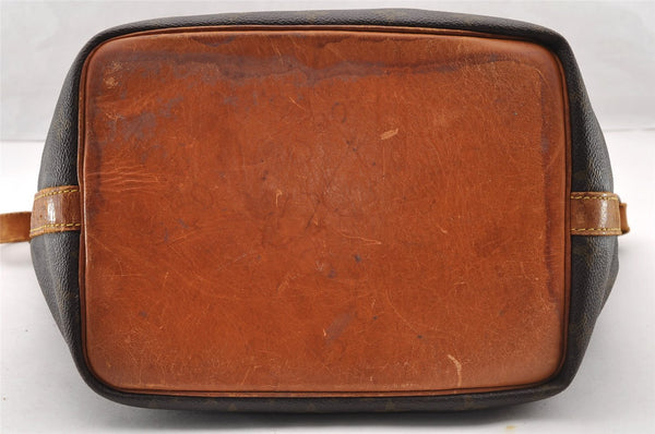 Authentic Louis Vuitton Monogram Petit Noe M42226 Shoulder Drawstring Bag 8179I