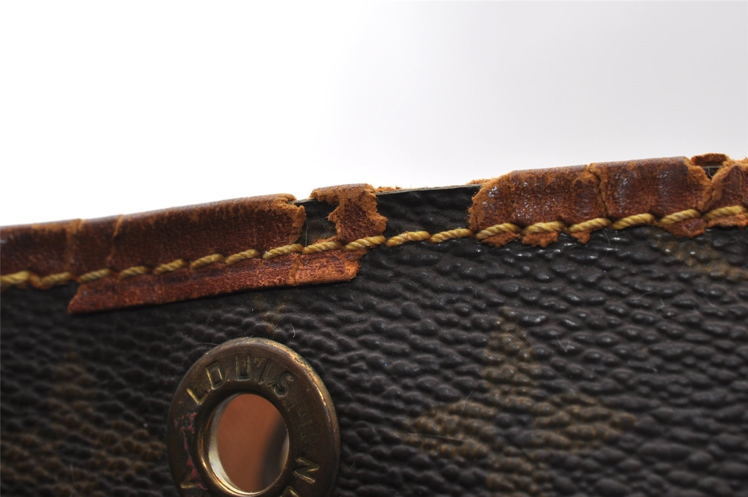 Authentic Louis Vuitton Monogram Petit Noe M42226 Shoulder Drawstring Bag 8179I