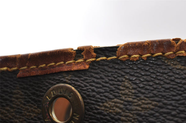 Authentic Louis Vuitton Monogram Petit Noe M42226 Shoulder Drawstring Bag 8179I