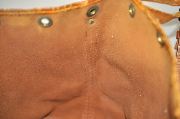 Authentic Louis Vuitton Monogram Petit Noe M42226 Shoulder Drawstring Bag 8179I