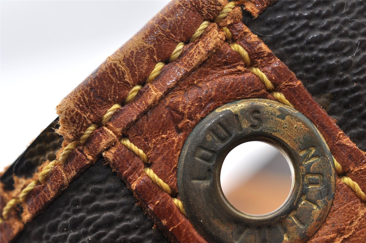 Authentic Louis Vuitton Monogram Petit Noe M42226 Shoulder Drawstring Bag 8179I