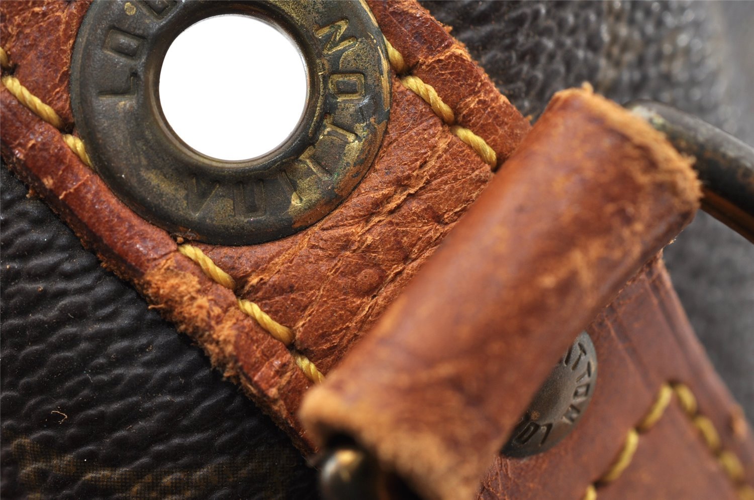 Authentic Louis Vuitton Monogram Petit Noe M42226 Shoulder Drawstring Bag 8179I