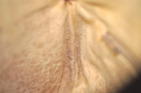 Authentic GUCCI Vintage Shoulder Cross Body Bag Purse GG PVC Leather Brown 8179J