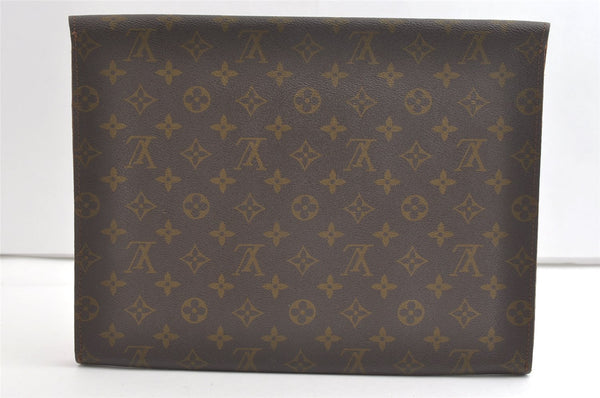Authentic Louis Vuitton Monogram Poche Ministre Document Case Old Model LV 8180J