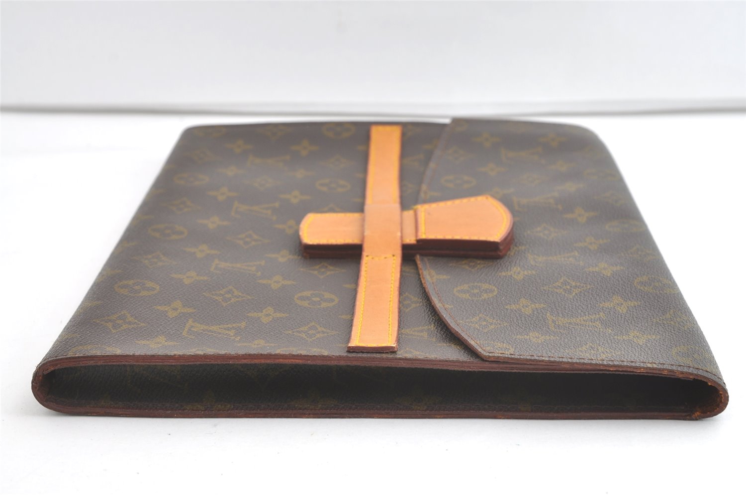 Authentic Louis Vuitton Monogram Poche Ministre Document Case Old Model LV 8180J