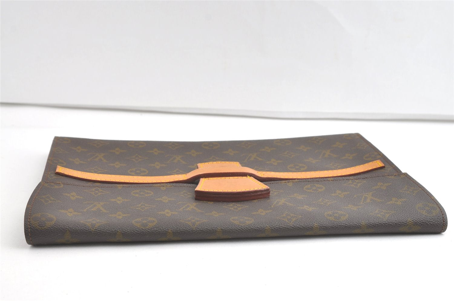 Authentic Louis Vuitton Monogram Poche Ministre Document Case Old Model LV 8180J