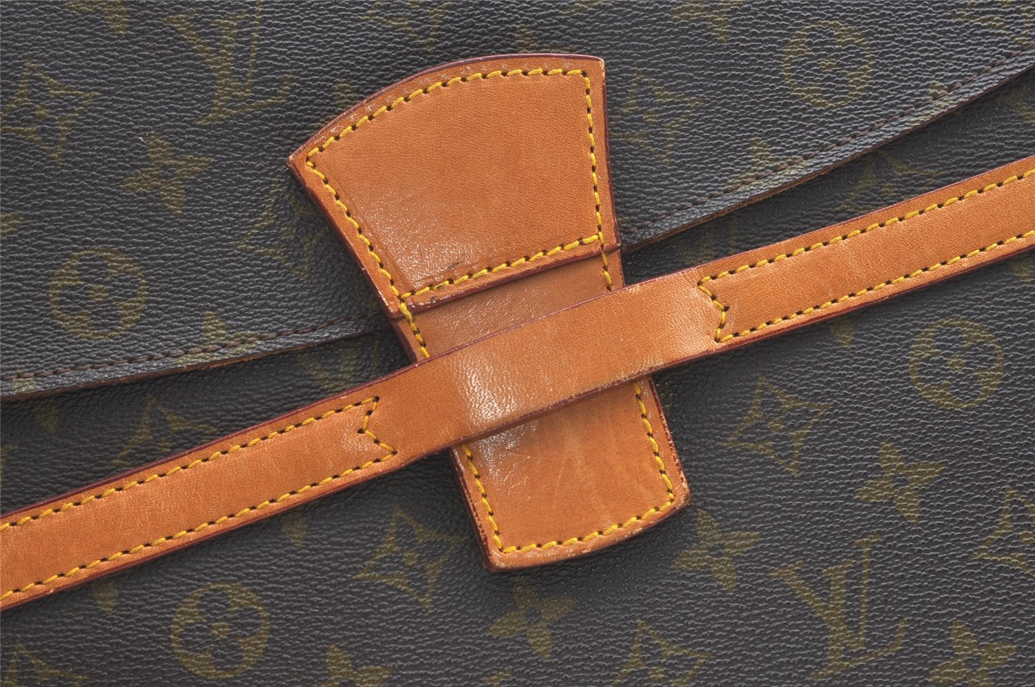 Authentic Louis Vuitton Monogram Poche Ministre Document Case Old Model LV 8180J