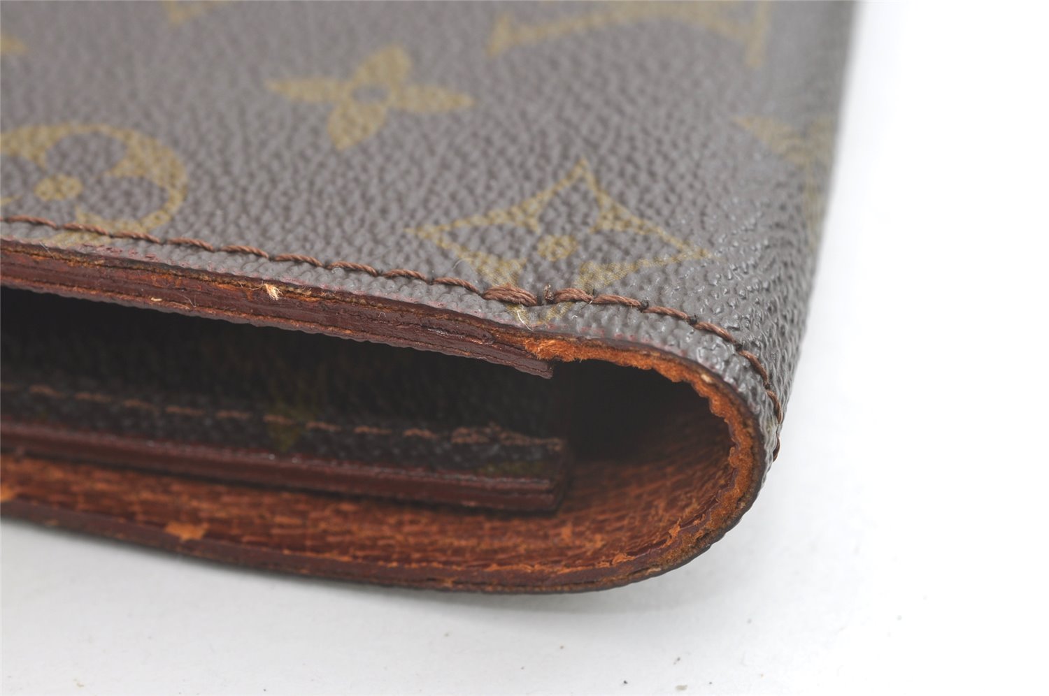 Authentic Louis Vuitton Monogram Poche Ministre Document Case Old Model LV 8180J