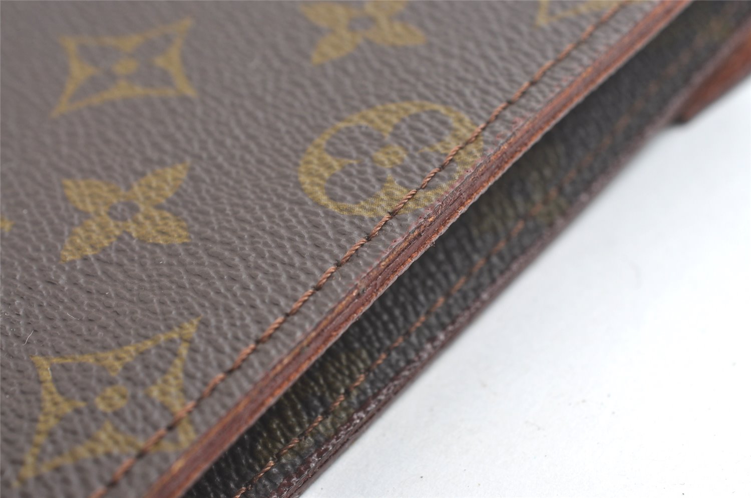 Authentic Louis Vuitton Monogram Poche Ministre Document Case Old Model LV 8180J