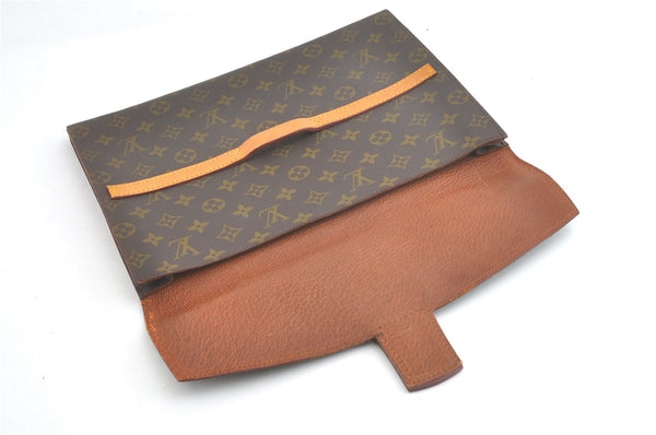 Authentic Louis Vuitton Monogram Poche Ministre Document Case Old Model LV 8180J