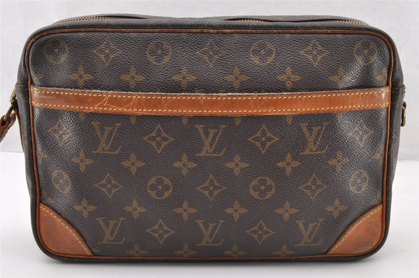 Authentic Louis Vuitton Monogram Trocadero 30 Shoulder Bag M51272 Junk 8181I