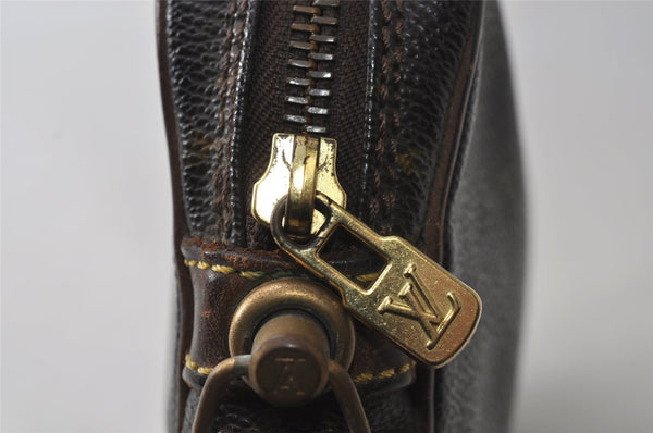 Authentic Louis Vuitton Monogram Marly Dragonne PM M51827 Clutch Hand Bag 8182I