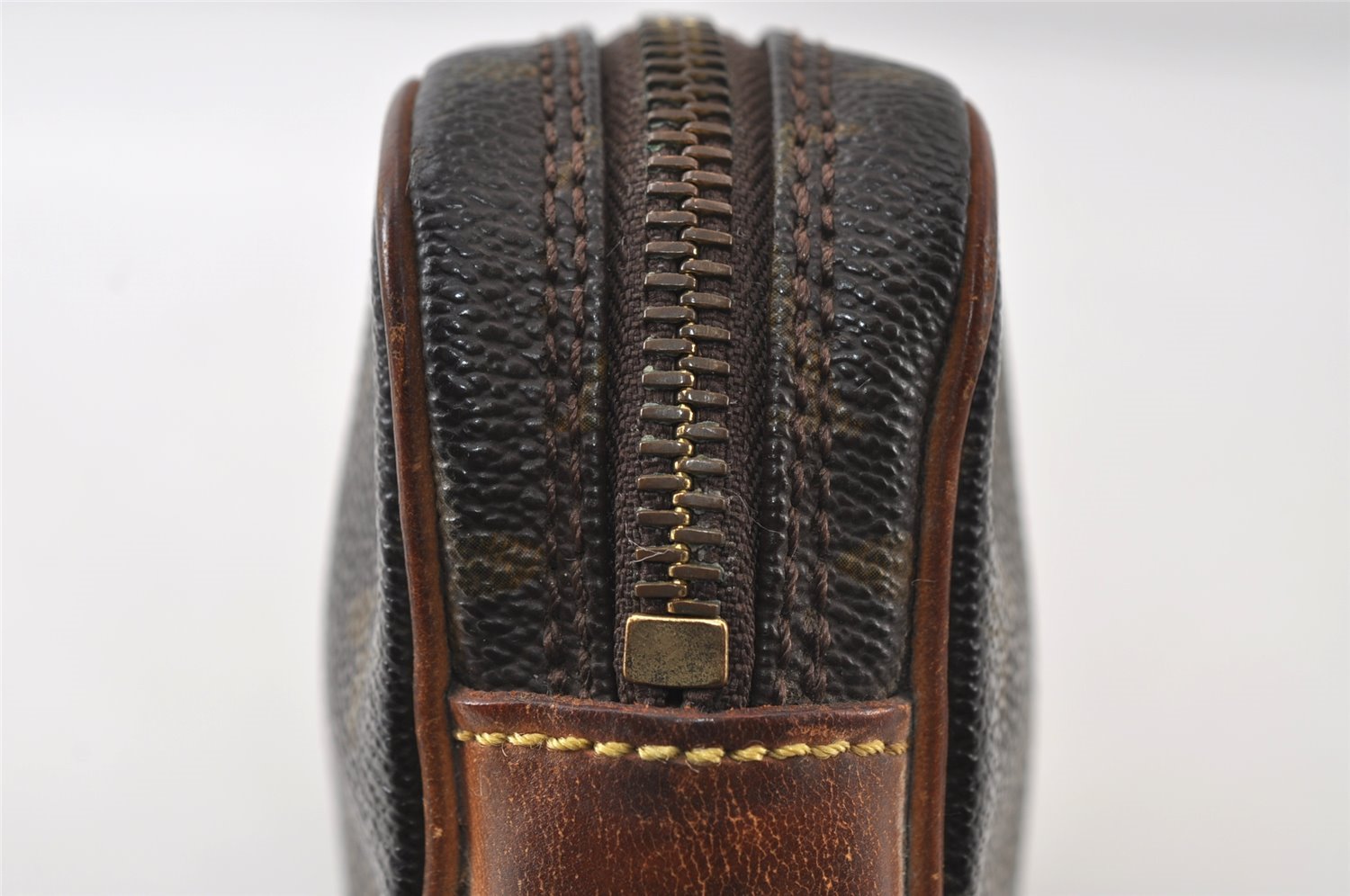 Authentic Louis Vuitton Monogram Marly Dragonne PM M51827 Clutch Hand Bag 8182I