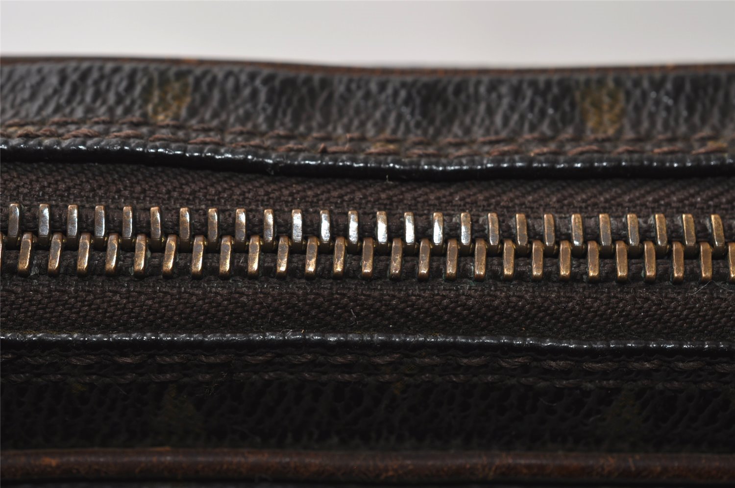 Authentic Louis Vuitton Monogram Marly Dragonne PM M51827 Clutch Hand Bag 8182I