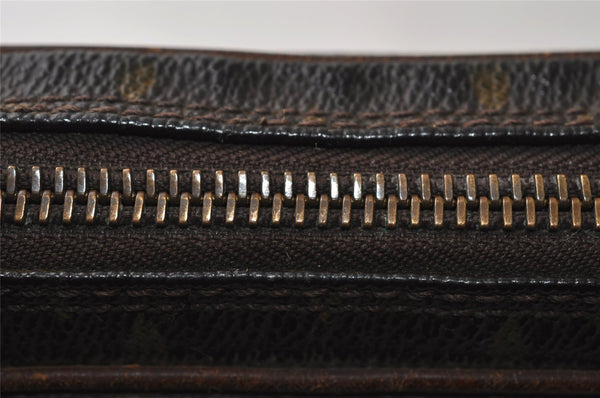 Authentic Louis Vuitton Monogram Marly Dragonne PM M51827 Clutch Hand Bag 8182I