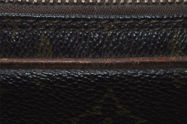 Authentic Louis Vuitton Monogram Marly Dragonne PM M51827 Clutch Hand Bag 8182I