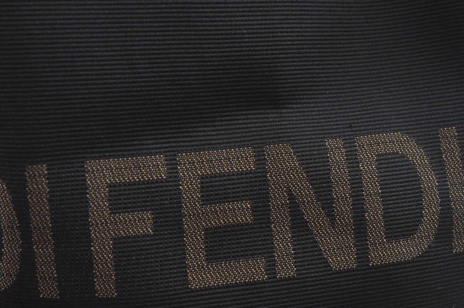 Authentic FENDI Vintage Nylon Leather Hand Tote Bag Black 8182J