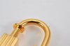 Authentic HERMES Key Charm H Padlock Motif Gold Tone 2000 Limited Box 8182K