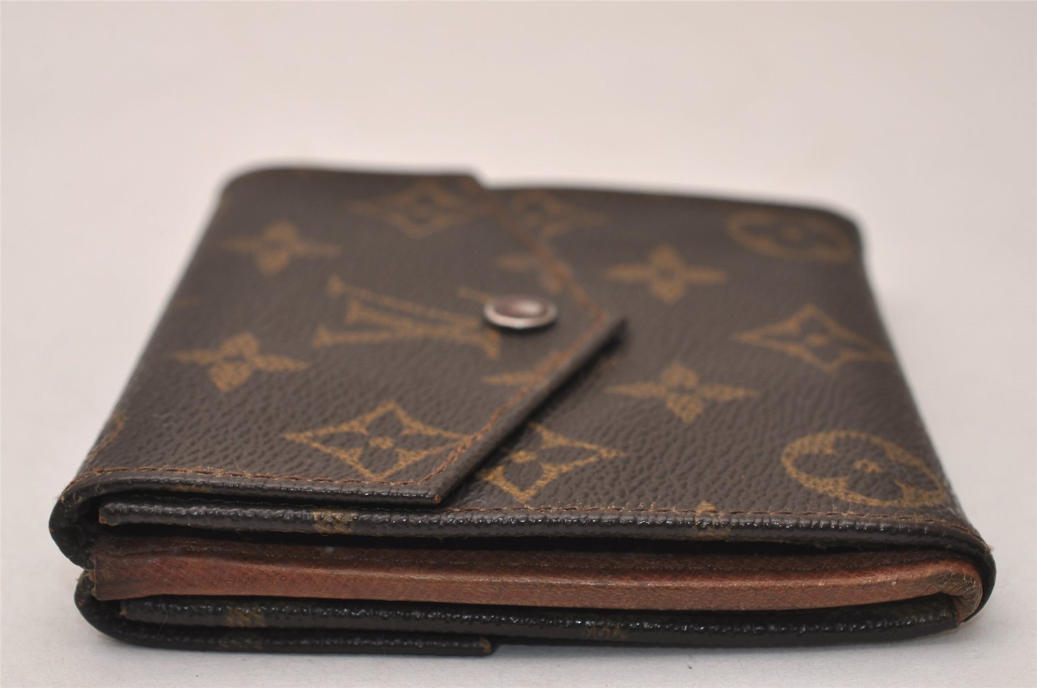 Authentic Louis Vuitton Monogram Porte Monnaie Billets Wallet M61660 LV 8184J