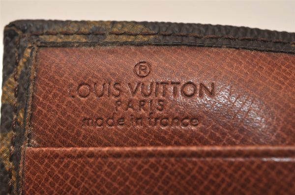 Authentic Louis Vuitton Monogram Porte Monnaie Billets Wallet M61660 LV 8184J