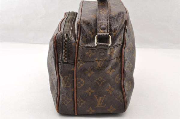 Authentic Louis Vuitton Monogram Nile Shoulder Cross Body Bag Old Model LV 8185I