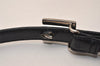 Authentic GUCCI Vintage Belt Leather Size 75cm 29.5" Black 8185J