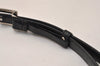 Authentic GUCCI Vintage Belt Leather Size 75cm 29.5" Black 8185J