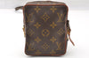 Auth Louis Vuitton Monogram Mini Poche Danube Shoulder Cross Bag Old Model 8186I