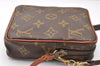Auth Louis Vuitton Monogram Mini Poche Danube Shoulder Cross Bag Old Model 8186I