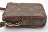Auth Louis Vuitton Monogram Mini Poche Danube Shoulder Cross Bag Old Model 8186I