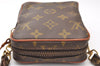 Auth Louis Vuitton Monogram Mini Poche Danube Shoulder Cross Bag Old Model 8186I