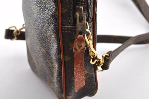 Auth Louis Vuitton Monogram Mini Poche Danube Shoulder Cross Bag Old Model 8186I